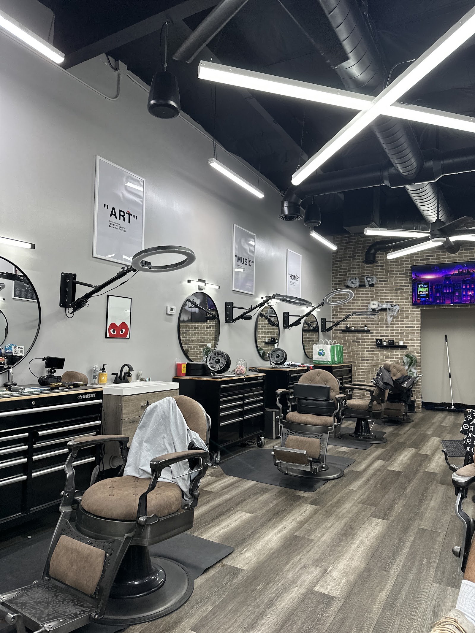 Fade comb-over